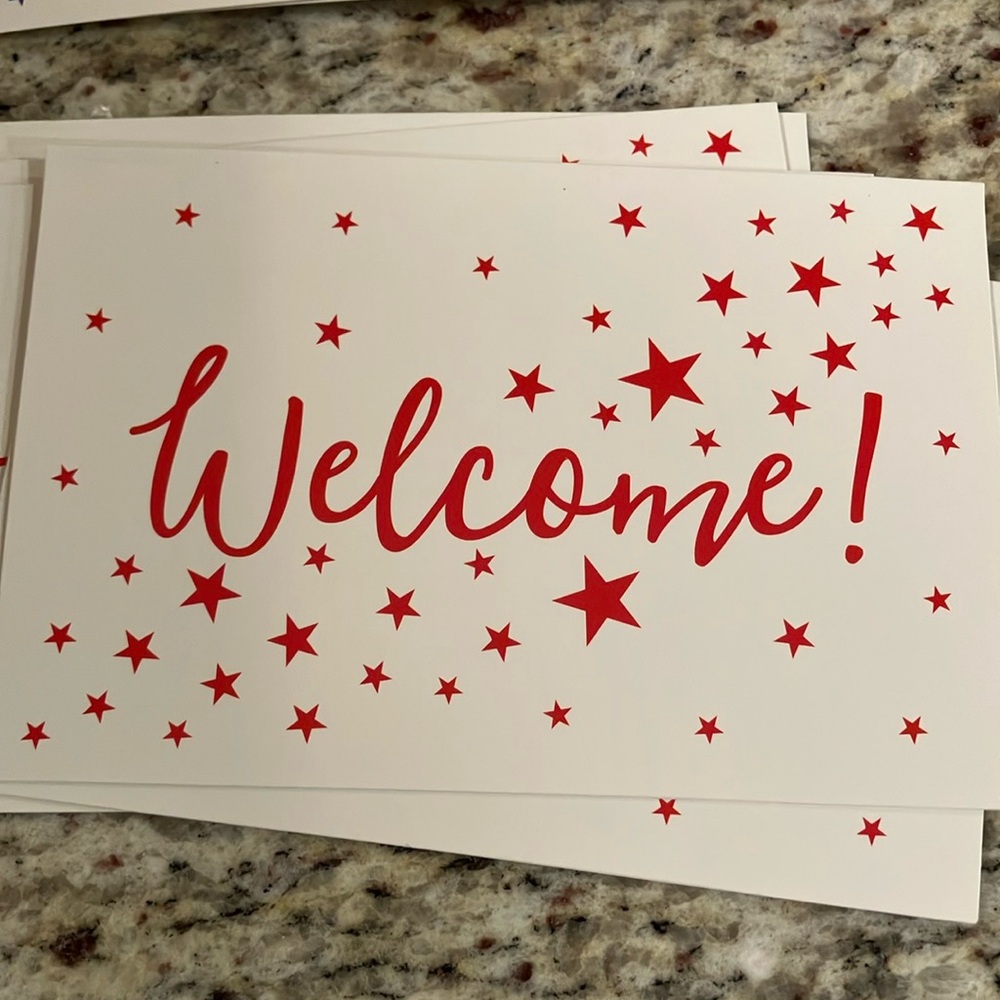 Assorted Welcome Cards and Envelopes Set of 36 Business Stationary Minimalist - Picture 5 of 8